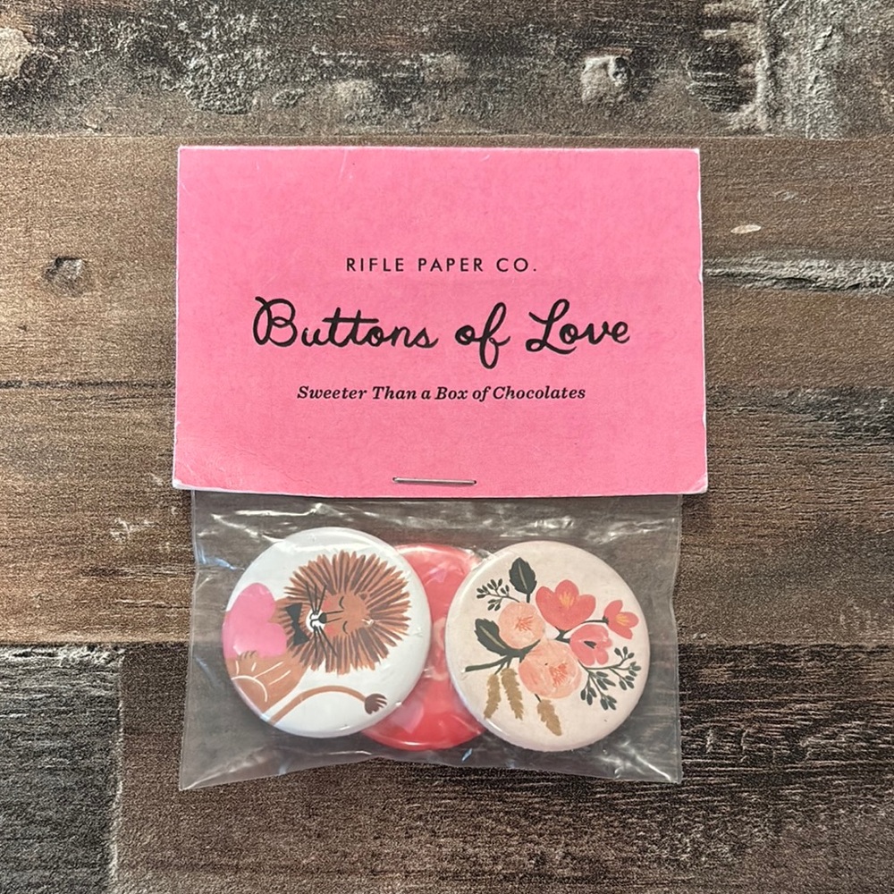 Rifle Paper Co. Buttons of Love Set